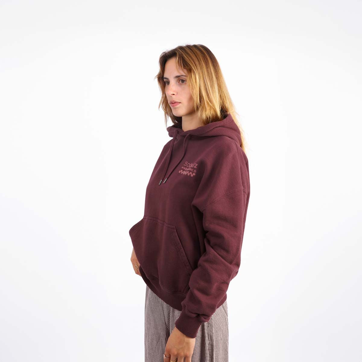SOORUZ RISE Organic Sweatshirt Women קפוצ׳ון עם כובע לנשים מכותנה אורגנית - דוגית