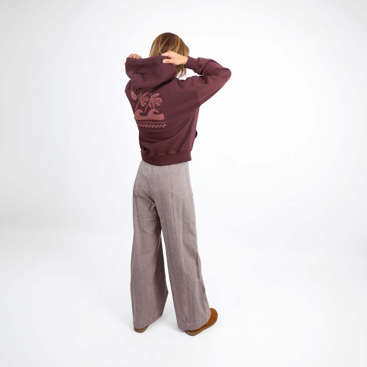 SOORUZ RISE Organic Sweatshirt Women קפוצ׳ון עם כובע לנשים מכותנה אורגנית - דוגית