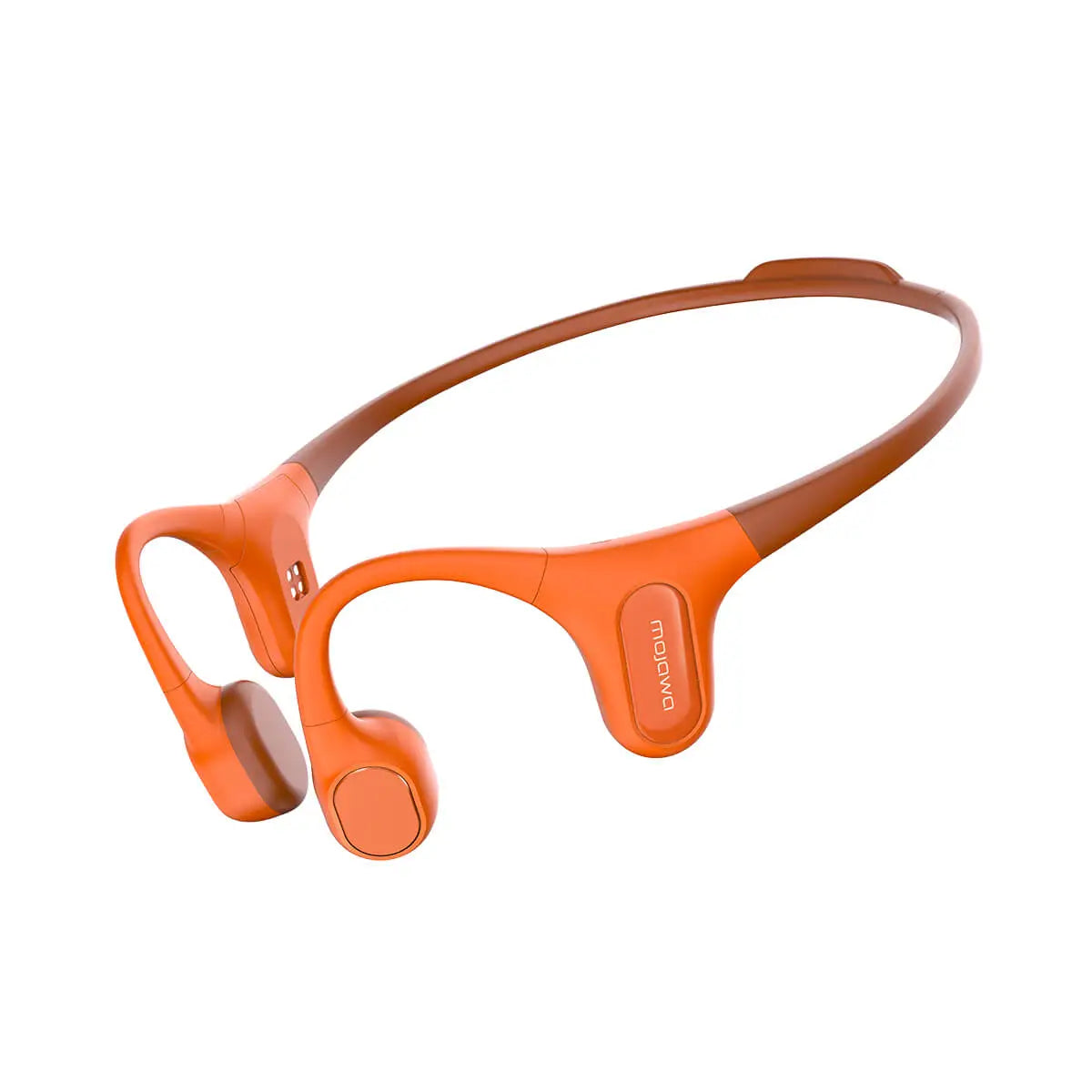 MOJAWA Run Plus Bone Conduction Earphone Orange אוזניות אלחוטיות לשחייה וריצה בטכנולוגיית הולכת עצם בצבע כתום