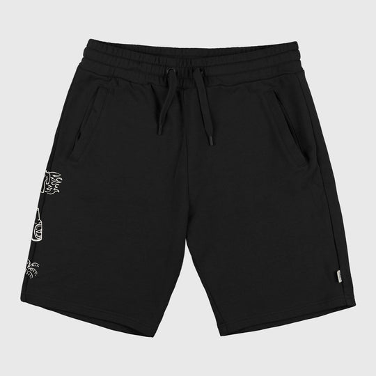 SOORUZ Short Molleton CORTO Men Black מכנס קצר בצבע שחור