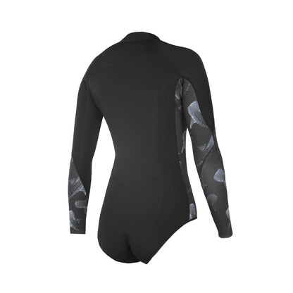 SOORUZ Shorty Women 1/1 LS mini zip DIVINE חליפת גלישה שורטי עם שרוולים ארוכים לנשים בצבע שחור 2023