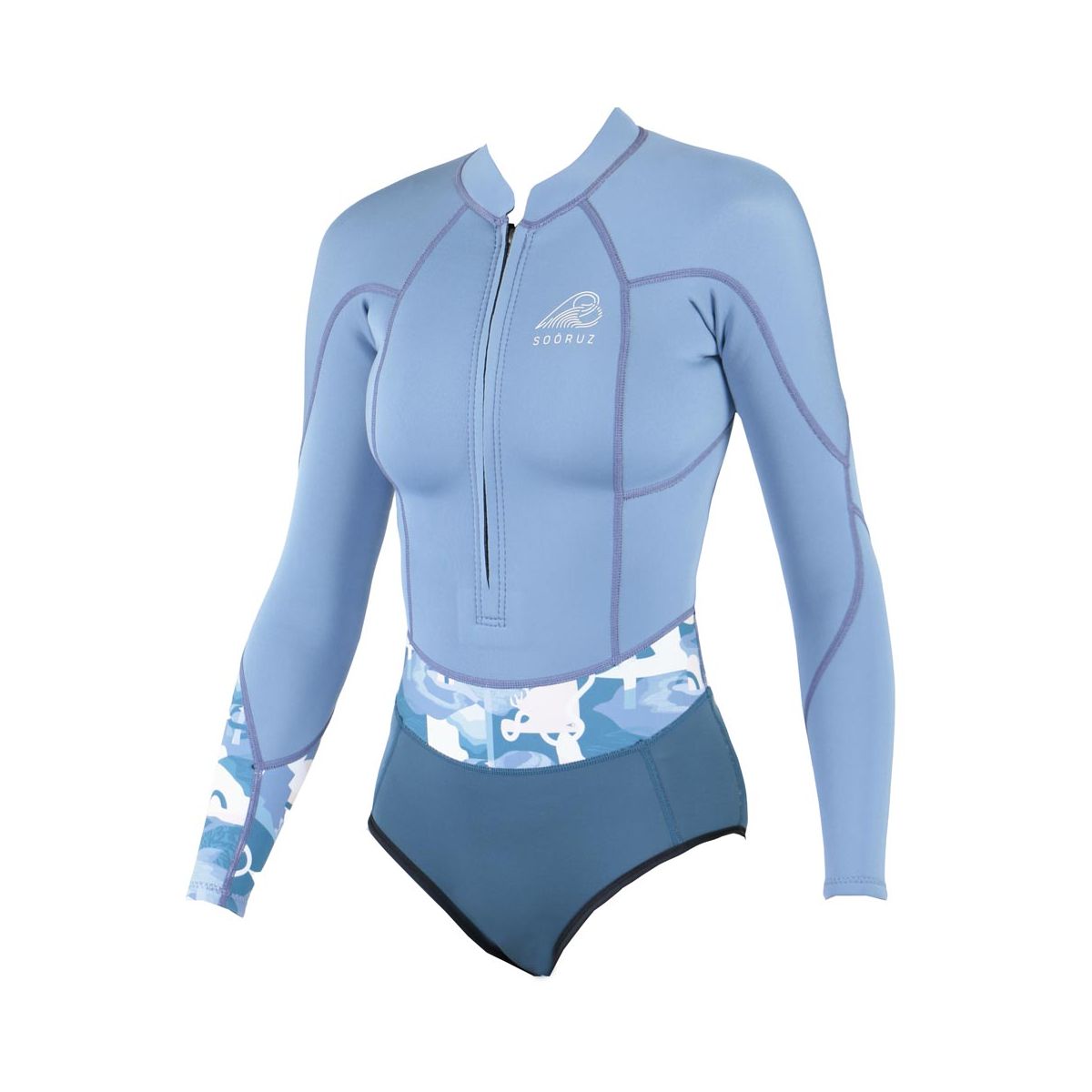 SOORUZ Shorty Women 1/1 LS mini zip DIVINE חליפת גלישה שורטי עם שרוולים ארוכים בעובי 1/1 מ"מ לנשים