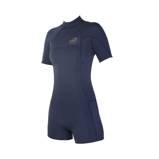 SOORUZ Shorty Women 2/2 BZ FLY חליפת גלישה שורטי רוכסן אחורי עם שרוולים קצרים בעובי 2/2 מ"מ לנשים