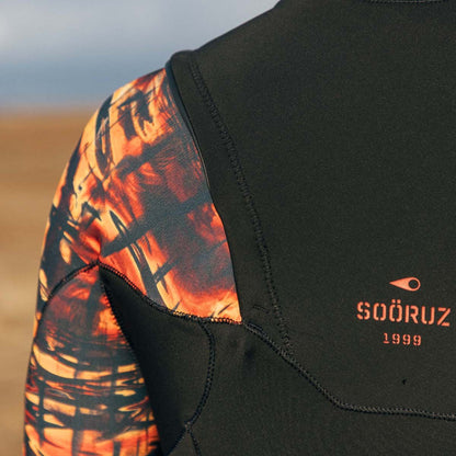 SOORUZ Shorty Men 2/2 LS ZF FIGHTER חליפת גלישה שורטי עם שרוולים ארוכים בעובי 2/2 מ"מ לגברים
