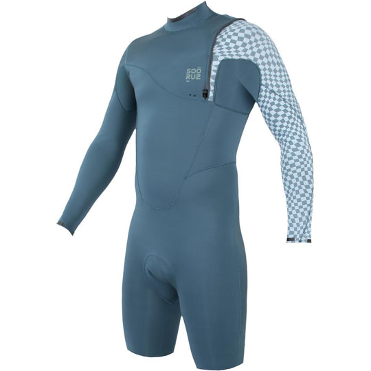 SOORUZ Shorty Men 2/2 FZ FIGHTER Organic Oystreperne חליפת גלישה שורטי ללא רוכסן עם שרוולים ארוכים בעובי 2/2 מ"מ לגברים