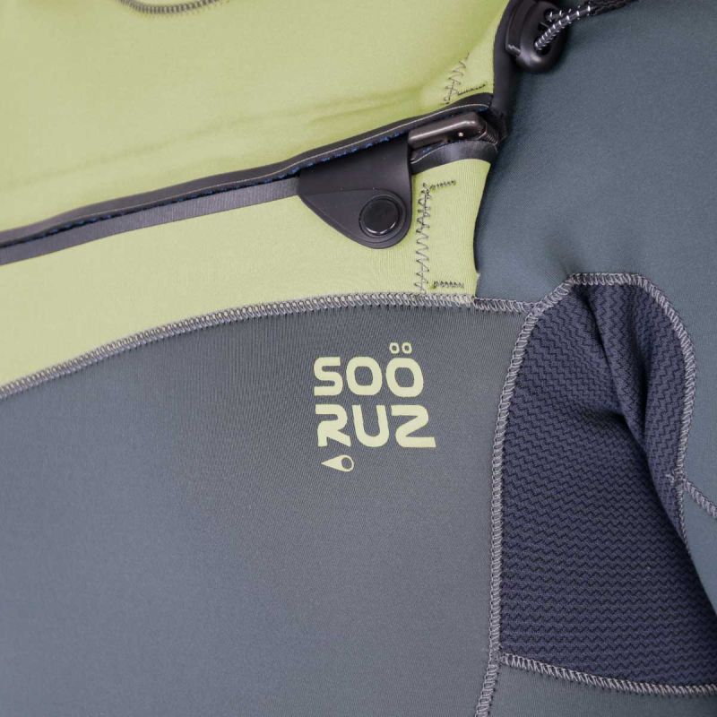 SOORUZ LS Shorty FIGHTER 3/2 Organic Oysterprene חליפת גלישה קצרה עם שרוולים ארוכים בעובי 3/2 מ"מ