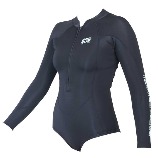SOORUZ Shorty Women 1/1 LS mini zip DIVINE ORGANIC OYSTERPRENE חליפת גלישה שורטי עם שרוולים ארוכים בעובי 1/1 מ"מ לנשים
