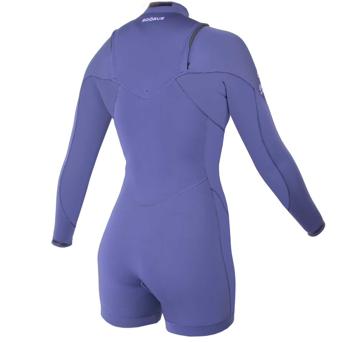 SOORUZ Shorty Women 2/2 LS FZ DIVINE ORGANIC OYSTERPRENE חליפת גלישה שורטי עם שרוולים ארוכים ורוכסן קדמי בעובי 2/2 מ"מ לנשים
