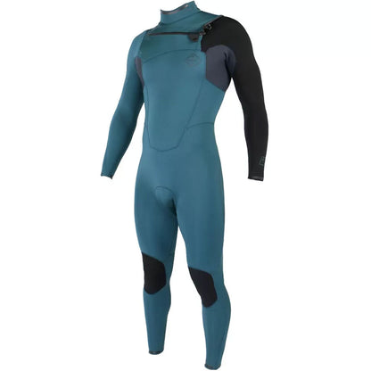 חליפת גלישה לגברים בצבע כחול בעובי 3/2 מ"מ רוכסן חזה