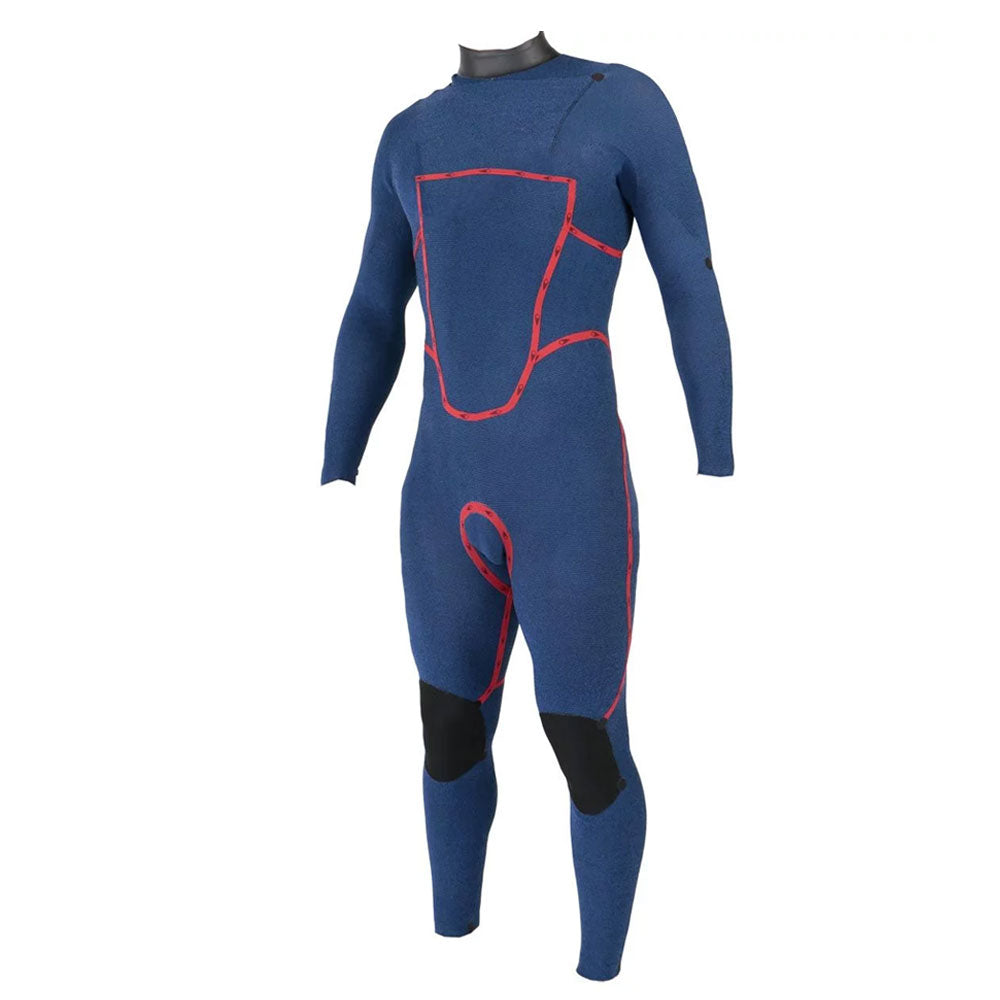 חליפת גלישה לילדים צבע כחול 3/2 רוכסן קדמי