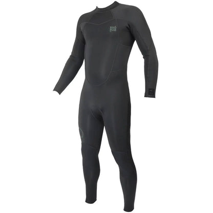 חליפת גלישה לגברים צבע שחור בעובי 3/2 מ"מ עם רוכסן אחורי