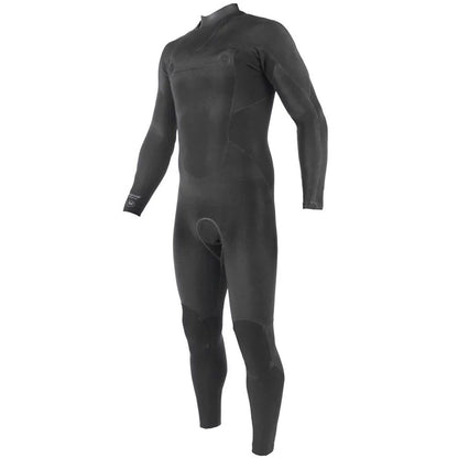 חליפת גלישה לגברים צבע שחור בעובי 3/2 מ"מ עם רוכסן קדמי