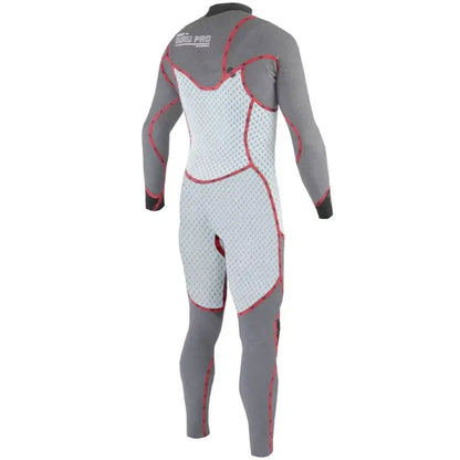 חליפת גלישה ארוכה לגברים בעובי 4/3 מ"מ עם רוכסן חזה מניאופרן אורגני