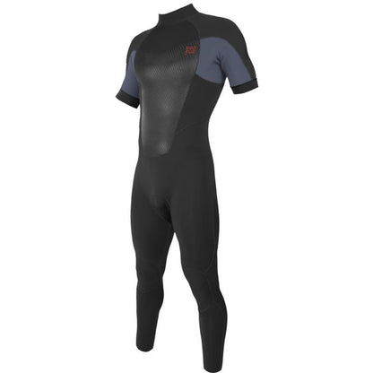 SOORUZ SS Springsuit FIGHTER 3/2 Organic Oysterprene חליפת גלישה ארוכה עם שרוולים קצרים בעובי 3/2 מ"מ