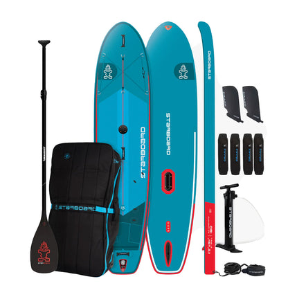 STARBOARD iGo WS 10’8″ + משוט Lima Tufskin V סאפ מתנפח/גלשן רוח