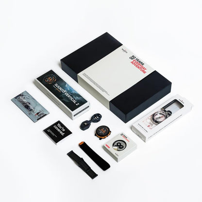 SUUNTO Vertical 2 Anniversary Gift Box שעון הרפתקאות וספורט מקצועי מטיטניום בגרסת 90 שנה מיוחדת - דוגית
