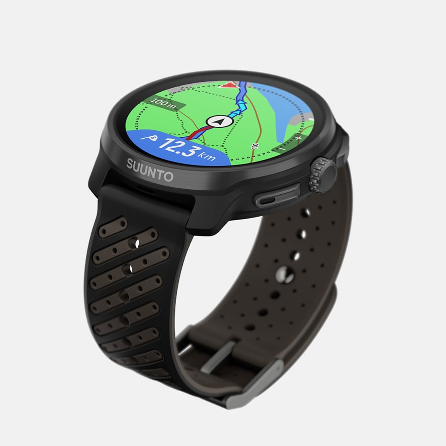 SUUNTO Race 2 All Black שעון ספורט וכושר בצבע שחור