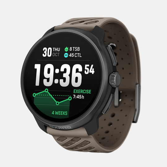 SUUNTO Race 2 Titanium Trail שעון ספורט וכושר בצבע חום טיטניום