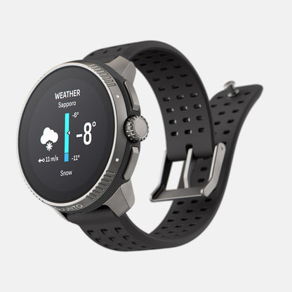 SUUNTO Race Titanium Charcoal שעון ספורט וכושר טיטניום בצבע שחור