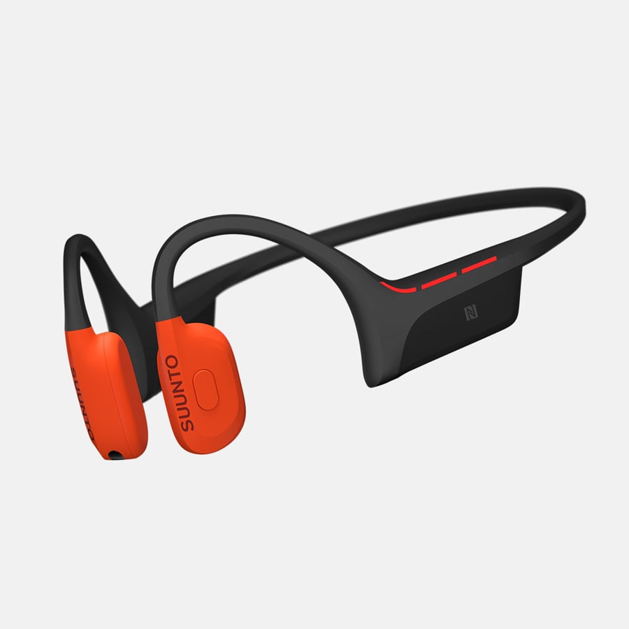 SUUNTO Wing 2 Coral Orange אוזניות ספורט בטכנולוגיית הולכת עצם
