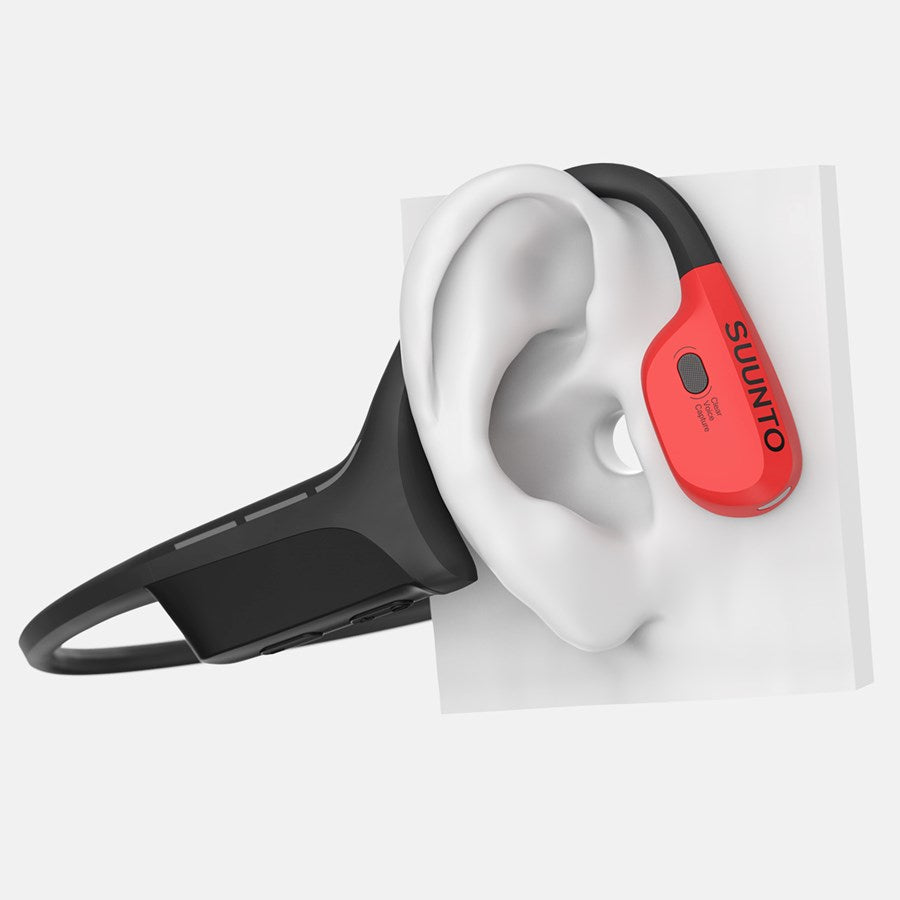 SUUNTO Wing Red אוזניות ספורט בטכנולוגיית הולכת עצם