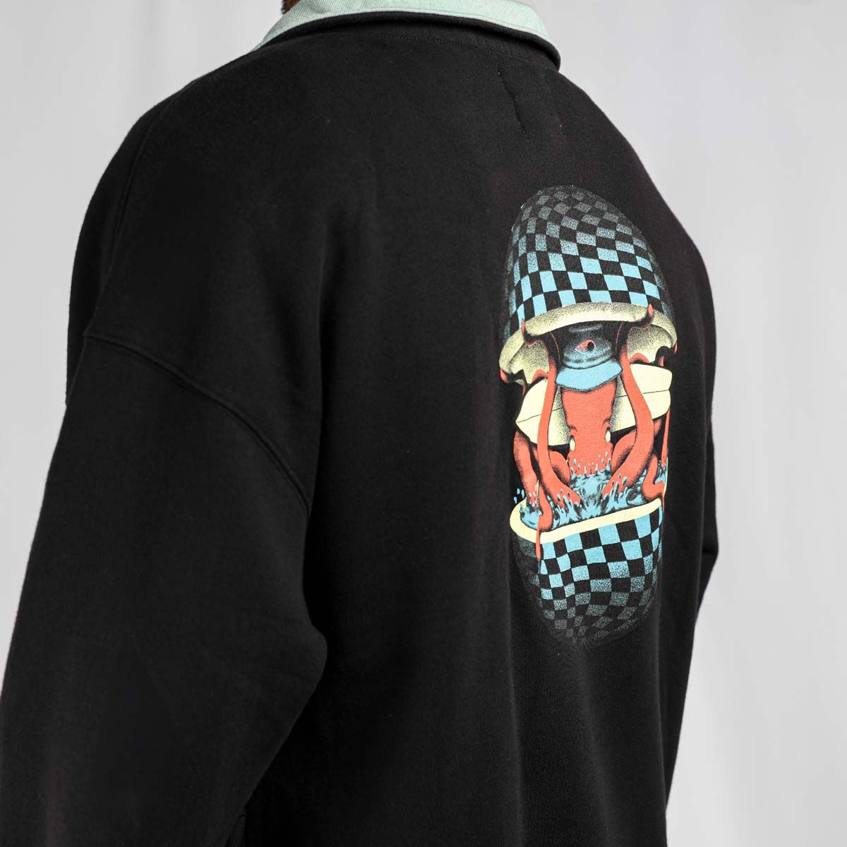 SOORUZ Sweat half zip Bio ALYGONE organic cotton קפוצ'ון עם רוכסן חצי