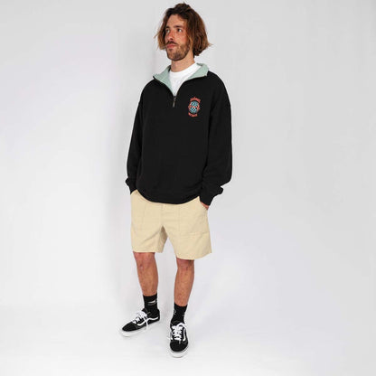 SOORUZ Sweat half zip Bio ALYGONE organic cotton קפוצ'ון עם רוכסן חצי