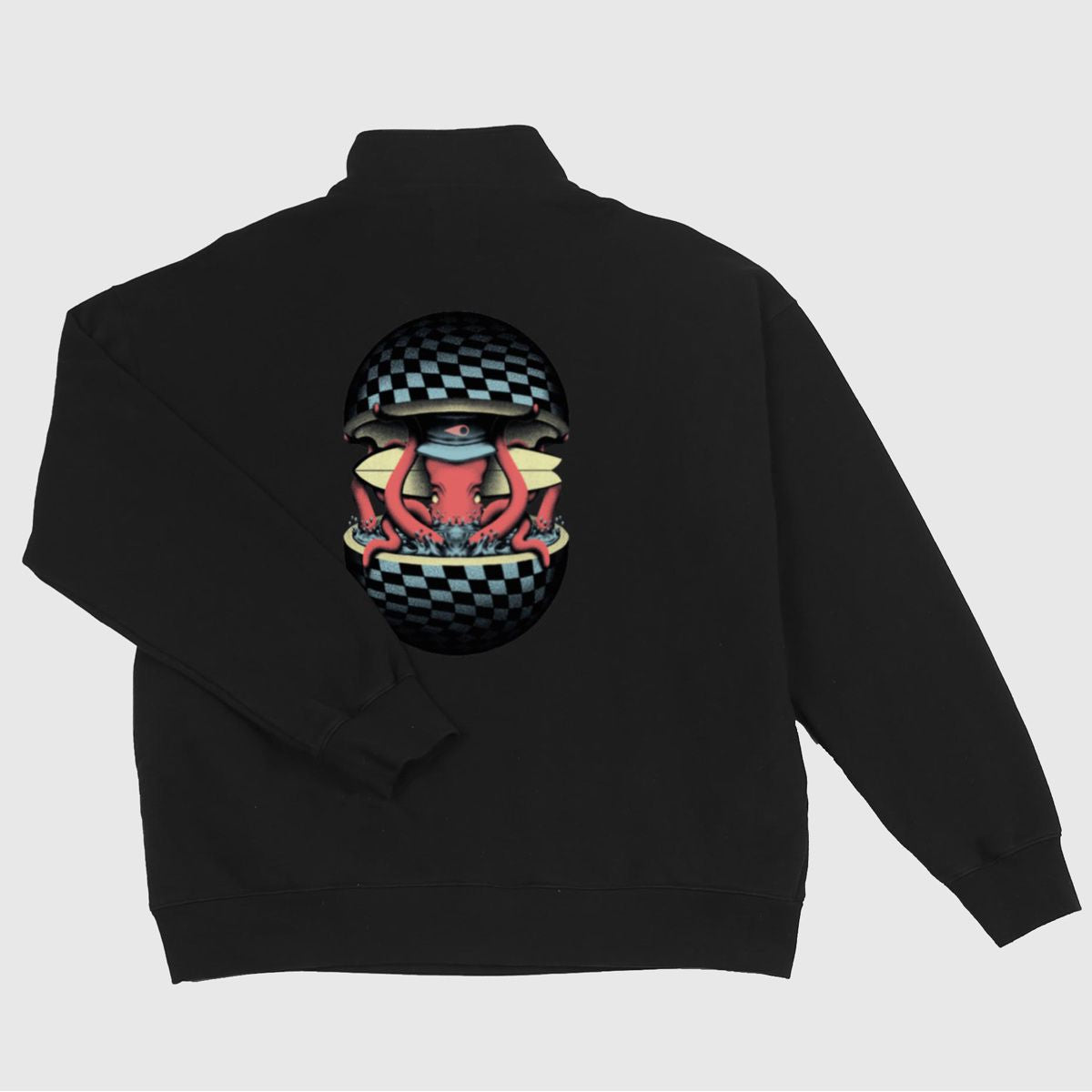 SOORUZ Sweat half zip Bio ALYGONE organic cotton קפוצ'ון עם רוכסן חצי