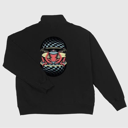 SOORUZ Sweat half zip Bio ALYGONE organic cotton קפוצ'ון עם רוכסן חצי