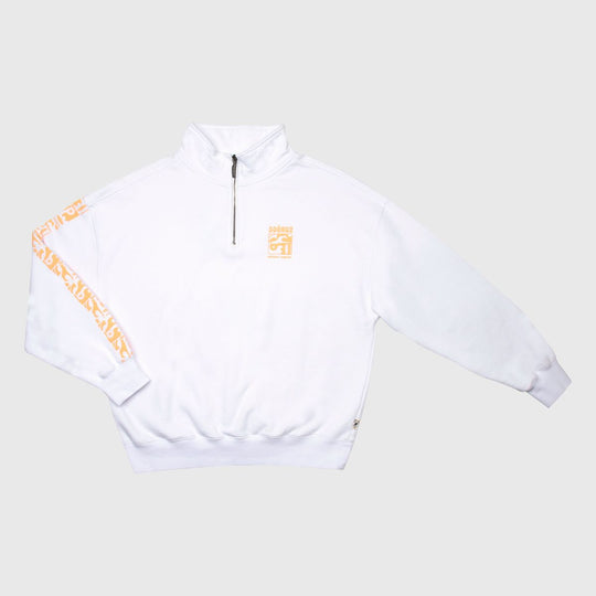 SOORUZ Sweat Half Zip Bio COLADA organic cotton קפוצ'ון עם חצי רוכסן מכותנה אורגנית לנשים