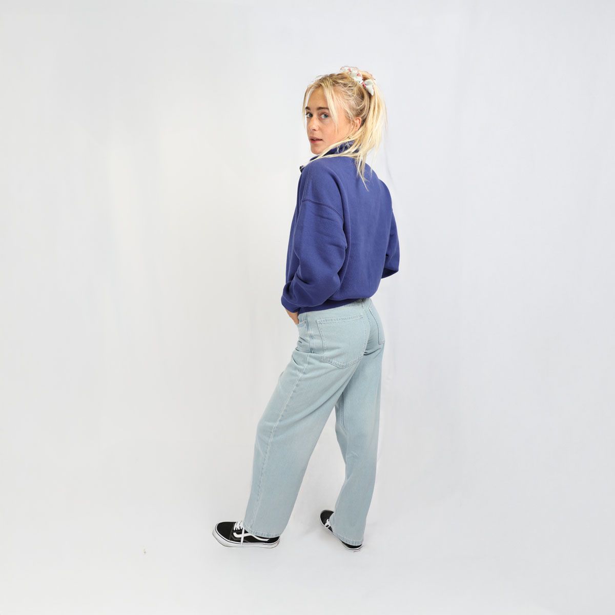 SOORUZ Sweat Half Zip Bio LAVANDE organic cotton קפוצ'ון עם רוכסן חצי לנשים