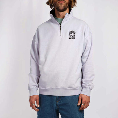 SOORUZ Sweat half zip Bio ORCHID organic cotton קפוצ'ון עם חצי רוכסן מכותנה אורגנית