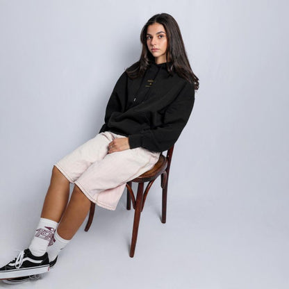 SOORUZ Sweat Hood Bio IRA קפוצ'ון לנשים עם כובע מכותנה אורגנית - דוגית