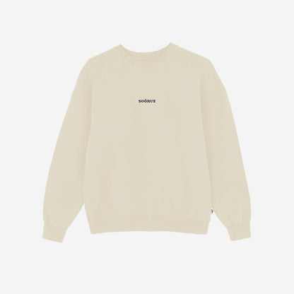 SOORUZ AMPHORA Sweat round Organic Women חולצה ארוכה סווטשירט ללא כובע מכותנה אורגנית לנשים