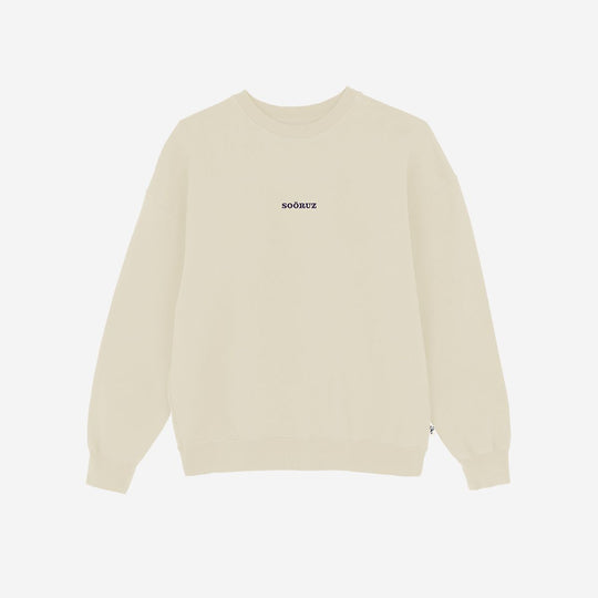 SOORUZ AMPHORA Sweat round Organic Women חולצה ארוכה סווטשירט ללא כובע מכותנה אורגנית לנשים