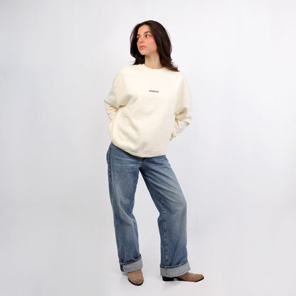 SOORUZ AMPHORA Sweat round Organic Women חולצה ארוכה סווטשירט ללא כובע מכותנה אורגנית לנשים