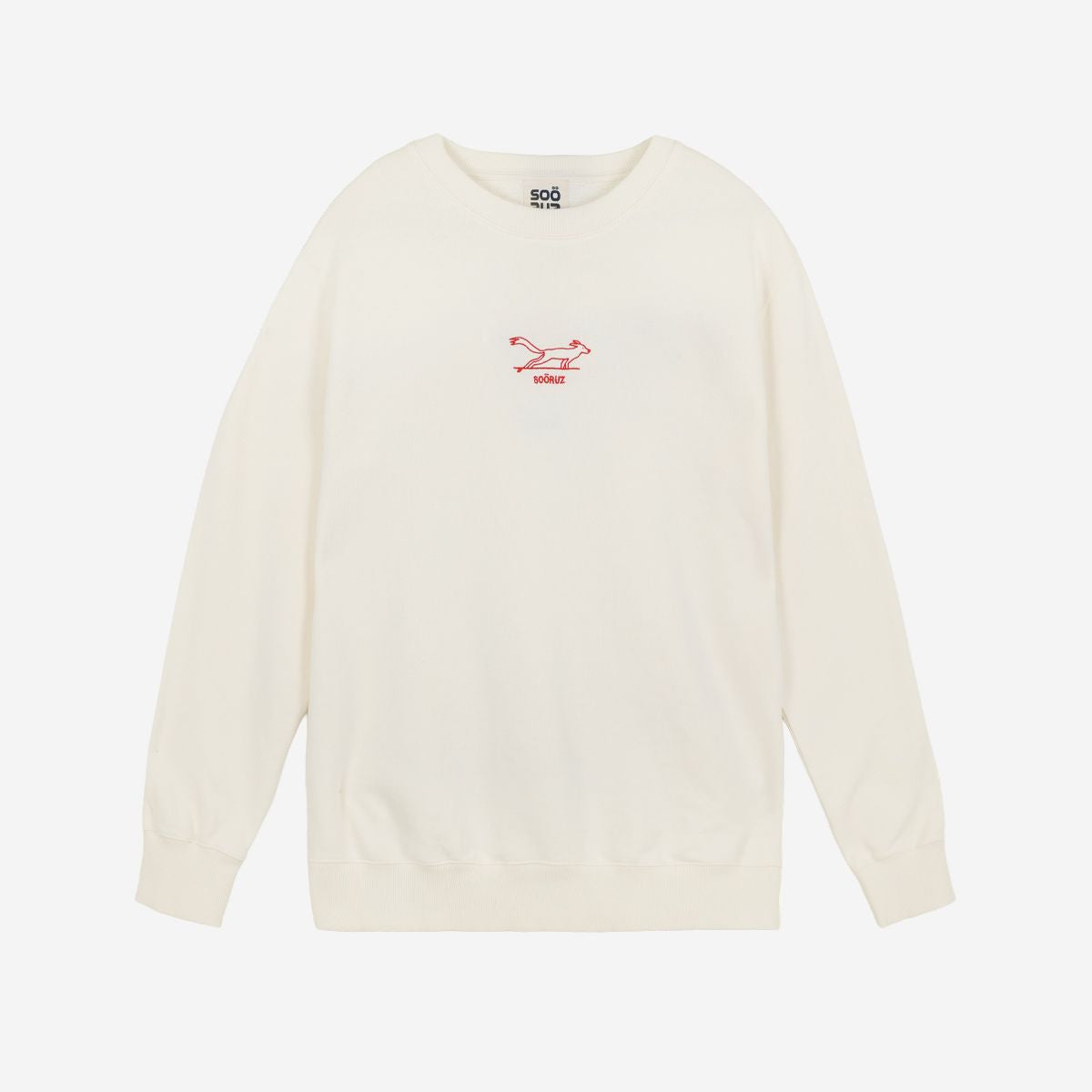 SOORUZ HOWL Sweat round Organic Men חולצה ארוכה סווטשירט ללא כובע מכותנה אורגנית