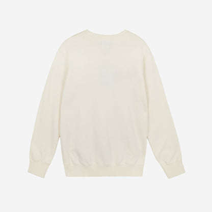 SOORUZ HOWL Sweat round Organic Men חולצה ארוכה סווטשירט ללא כובע מכותנה אורגנית