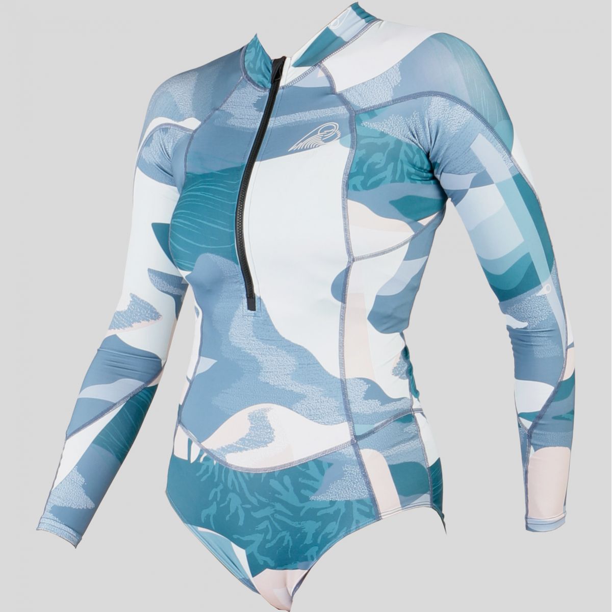 SOORUZ Swimsuit LS DIVINE Mini Zip חליפת גלישה מיני עם שרוולים ארוכים לנשים