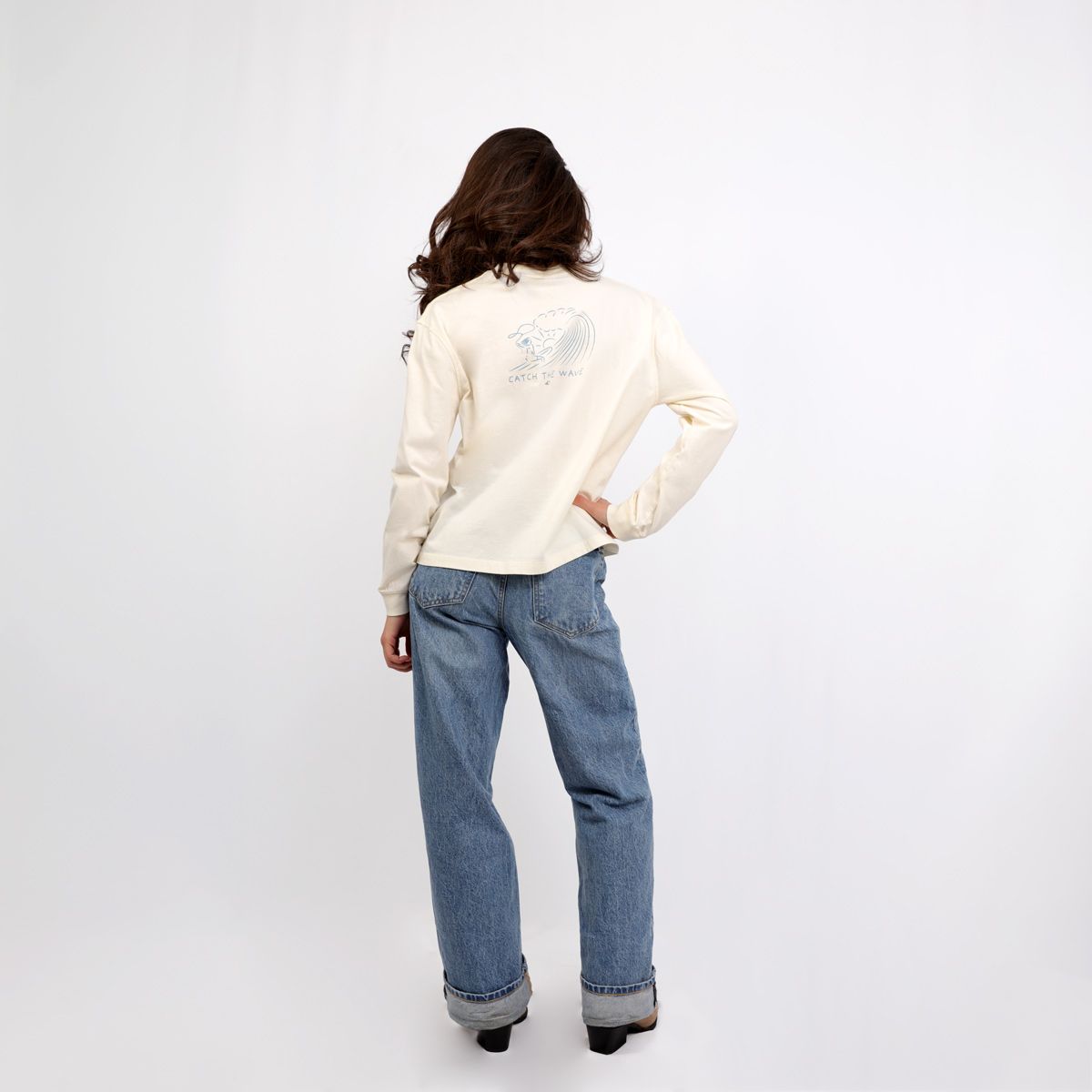 SOORUZ CATCH IT Organic T-shirt LS Women חולצה ארוכה לנשים מכותנה אורגנית