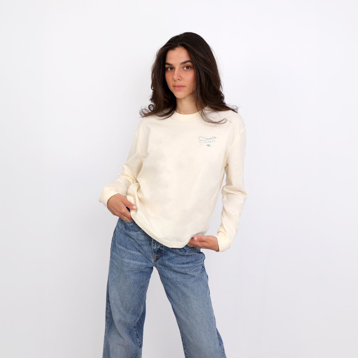 SOORUZ CATCH IT Organic T-shirt LS Women חולצה ארוכה לנשים מכותנה אורגנית