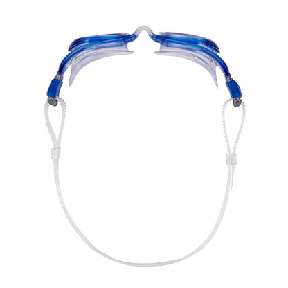 ZOGGS Vision Optical Corrective Goggle משקפת שחייה בצבע כחול/לבן עם עדשות אופטיות שקופה