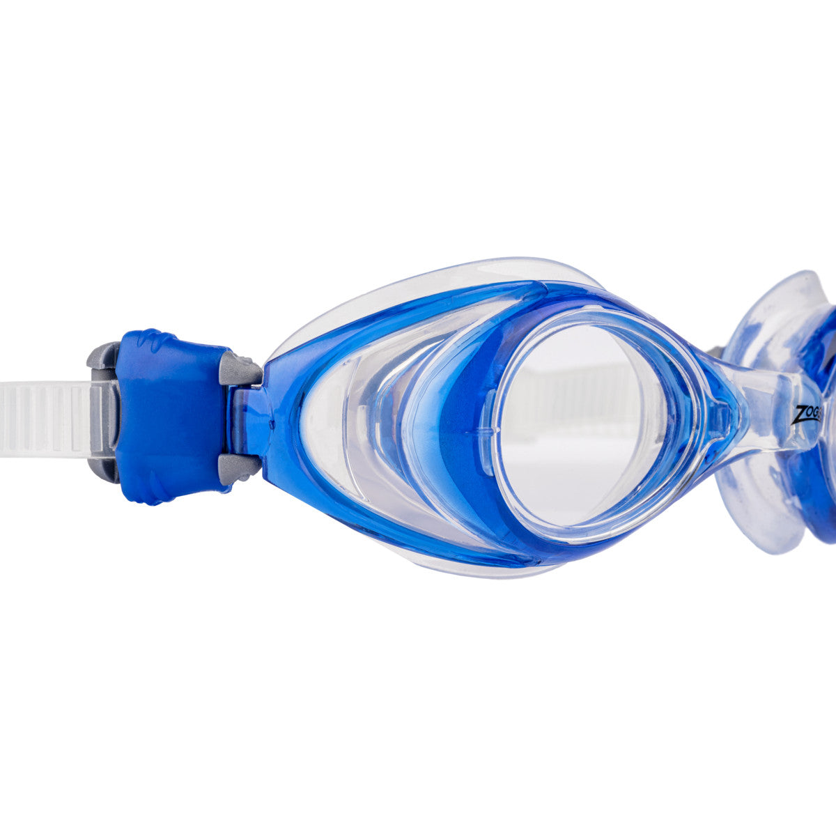 ZOGGS Vision Optical Corrective Goggle משקפת שחייה בצבע כחול/לבן עם עדשות אופטיות שקופה