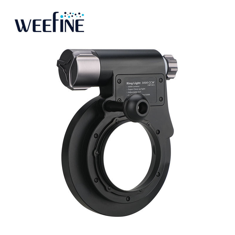 WEEFINE Ring Light 3000 CCW תאורת רינג לצילום תת ימי