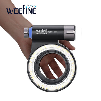 WEEFINE Ring Light 3000 CCW תאורת רינג לצילום תת ימי