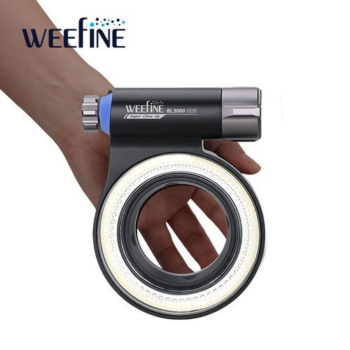 WEEFINE Ring Light 3000 CCW תאורת רינג לצילום תת ימי
