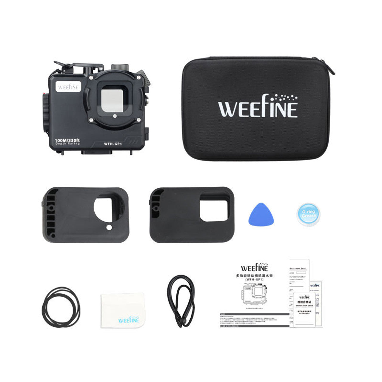 WEEFINE GoPro Action Camera Housing Multi Function WFH-GP1 מארז למצלמות אקסטרים גו פרו 12/13 ו DJI4