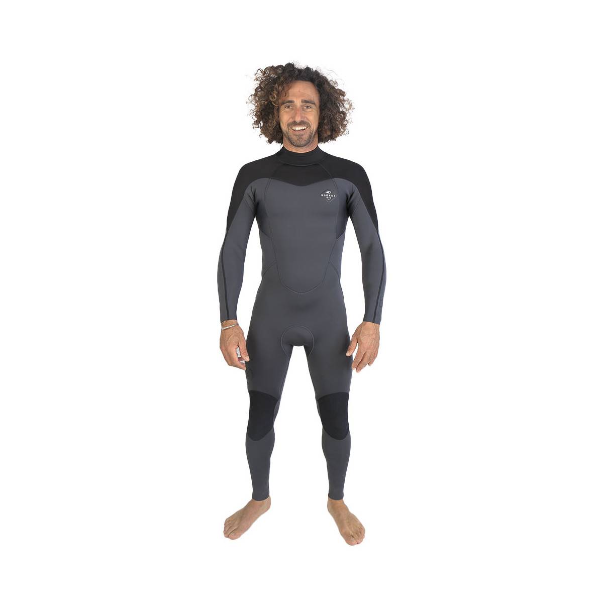 SOORUZ 4/3 FLY+ Back Zip Men חליפת גלישה לגברים בעובי 4/3 מ"מ עם רוכסן אחורי