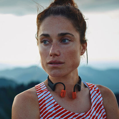 SUUNTO Wing 2 Coral Orange אוזניות ספורט בטכנולוגיית הולכת עצם