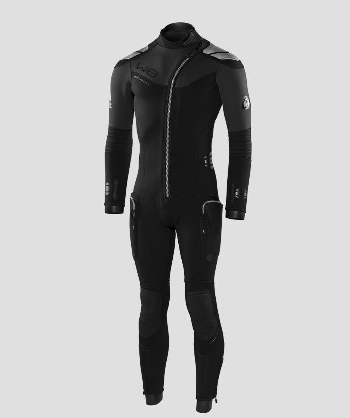 WATERPROOF W8 Full Wetsuit 5mm Men חליפת צלילה לגברים 5 מ"מ